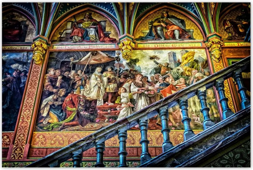 Poszterek 120x80 Gyönyörű falfestmény