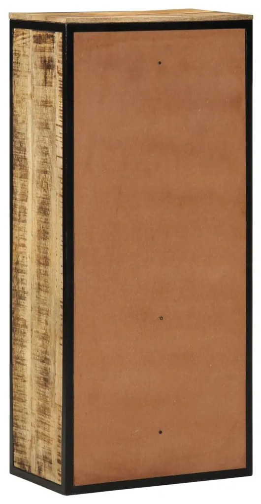 Cipőtartó 50x30x110 cm Tömör durva fa mangóból