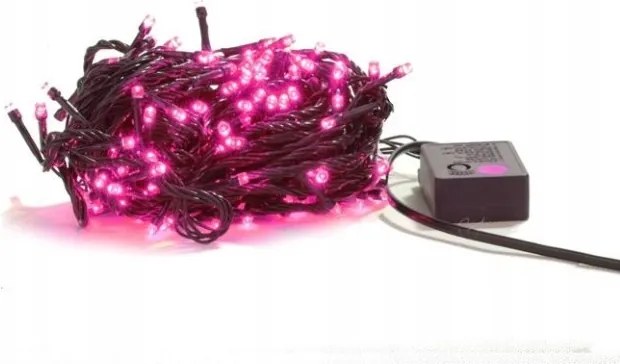 Beltéri karácsonyfa lámpák rózsaszín 12-8 300LED vitalux