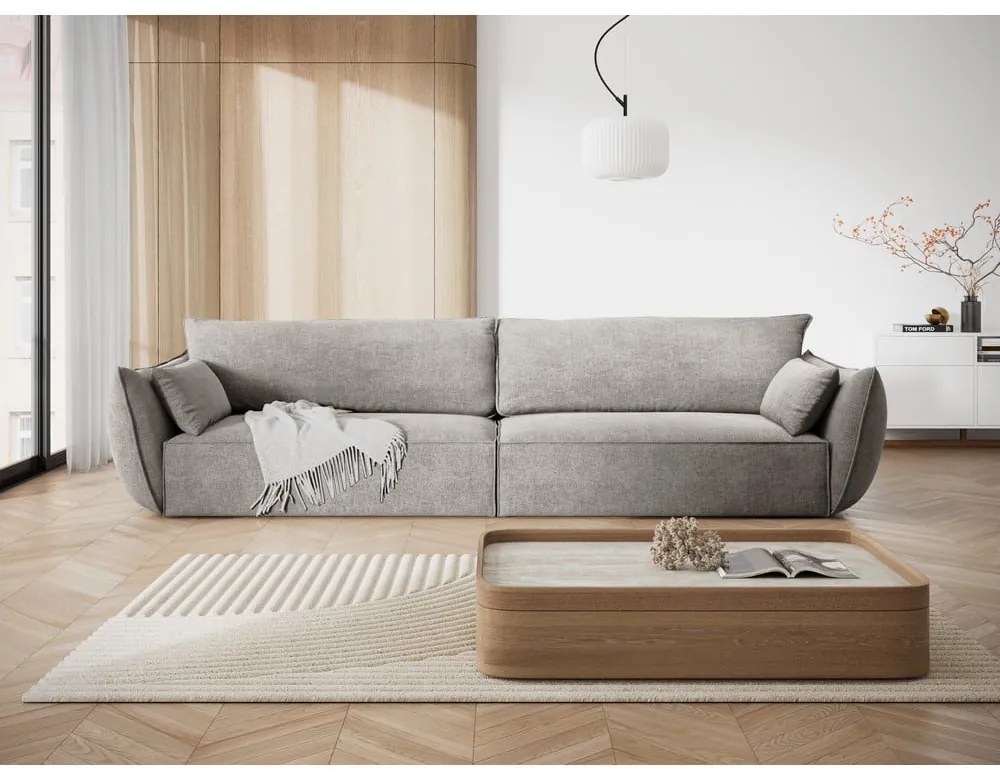 Világosszürke kanapé 248 cm Vanda – Mazzini Sofas
