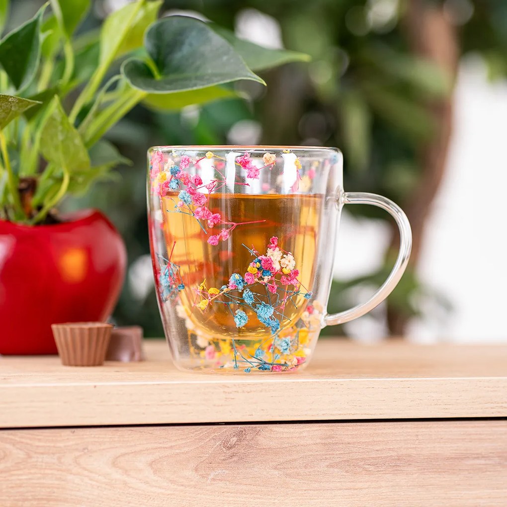 4Home Floral Hot&Cool thermo pohár 300 ml, 2 db