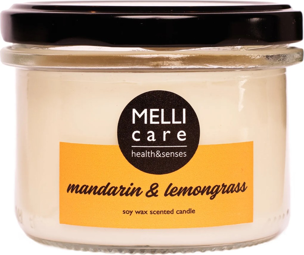 Mellicare citromfű illatú viaszgyertya