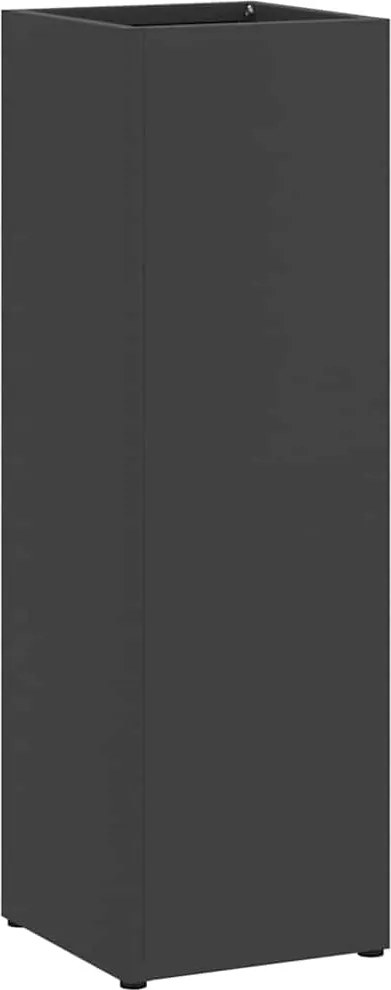 vidaXL Napernyő Állvány tárolóval Fekete 15,5 x 15,5 x 49 cm Fém