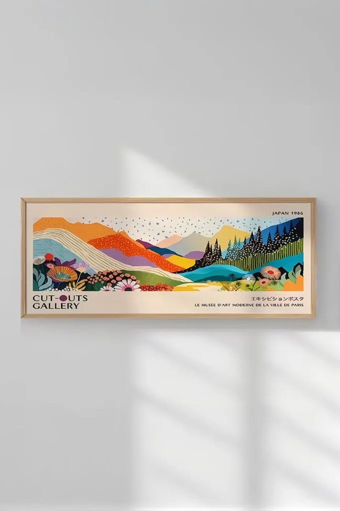 Artsmdfyty2-50120 keretezett MDF falikép, 50 x 120 cm