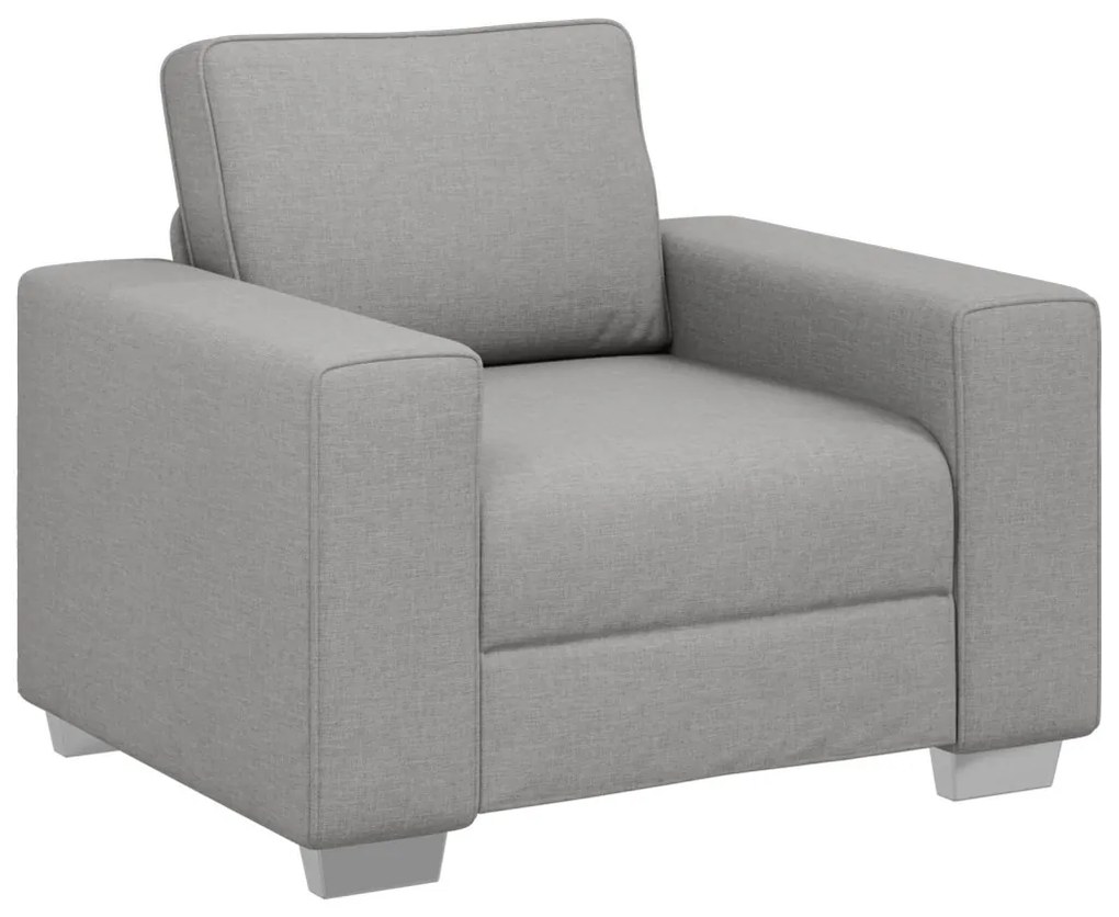 Kanapé párnával Felhős szürke 100 x 77 x 82 cm szövet