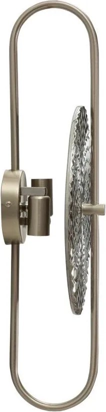 Ezüstszínű fém fali lámpa Silvery – Mauro Ferretti