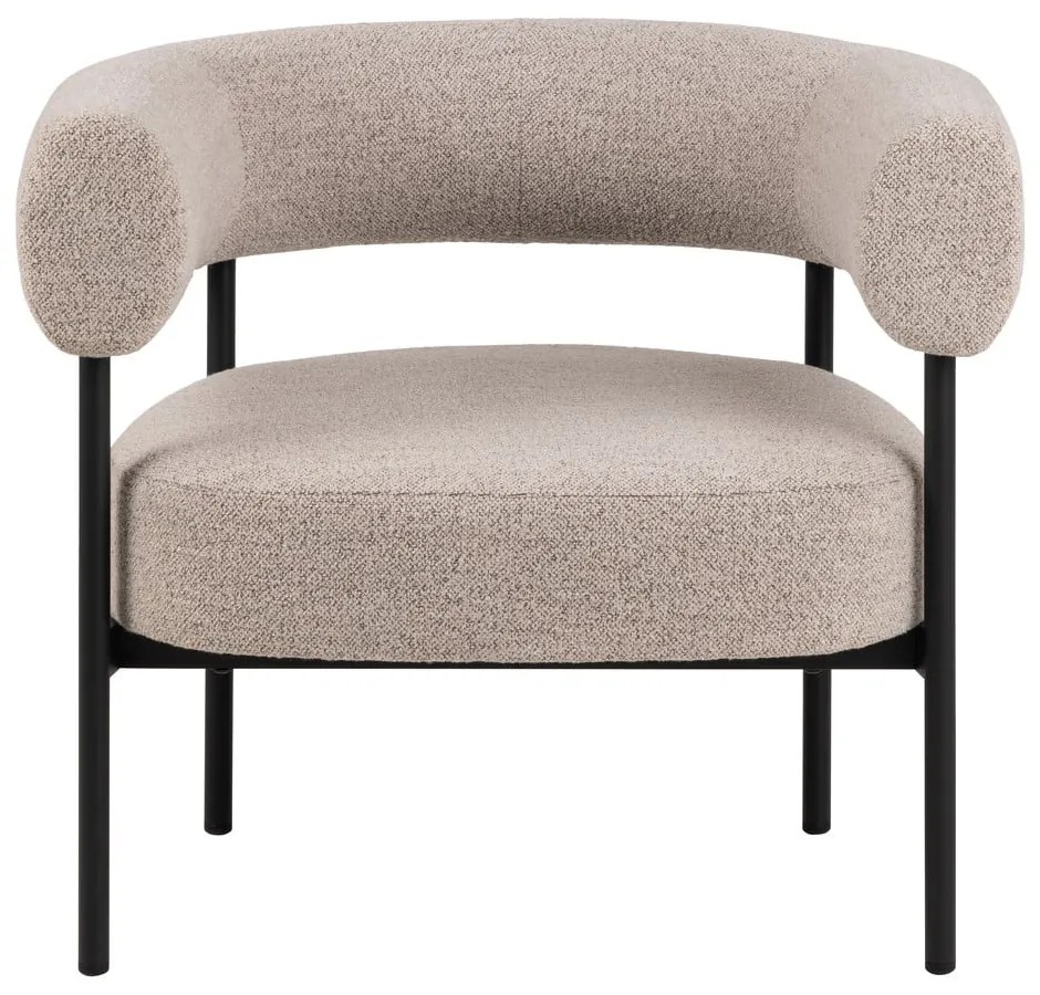 Bézs buklé fotel Oakfield – Actona