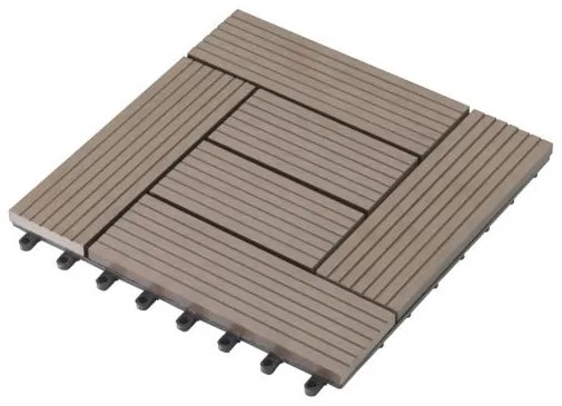 G21 Palmyra WPC burkolócsempe indiai teak 2,3x30x30 cm