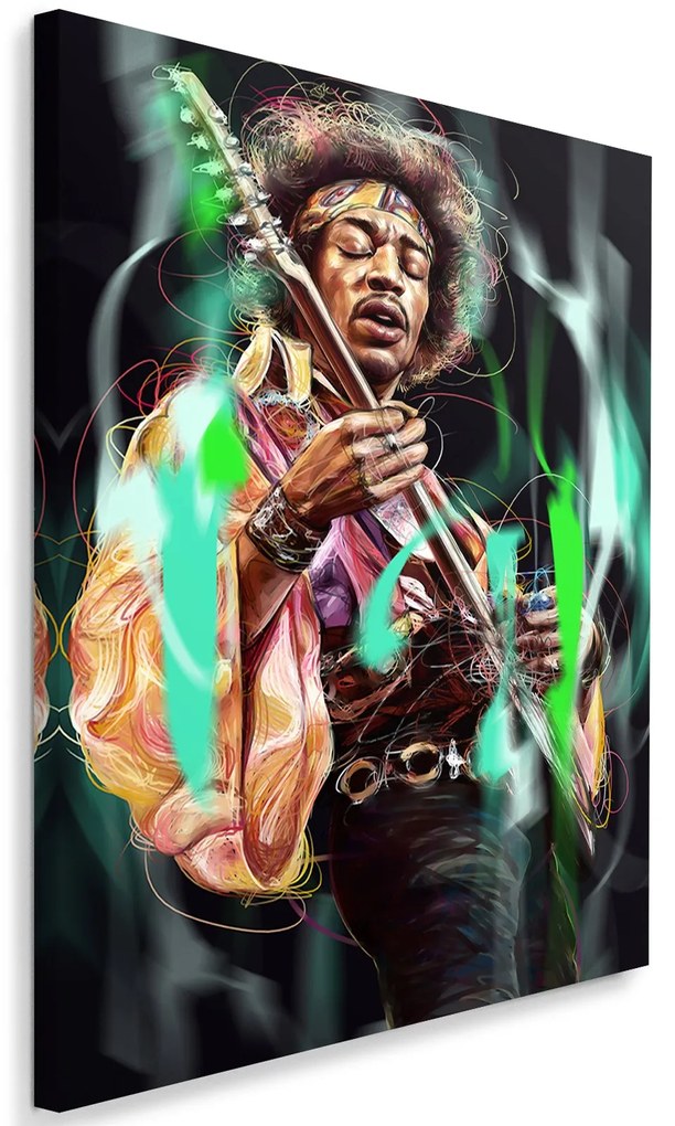 Gario Vászonkép Jimi Hendrix portréja - Dmitry Belov Méret: 40 x 60 cm