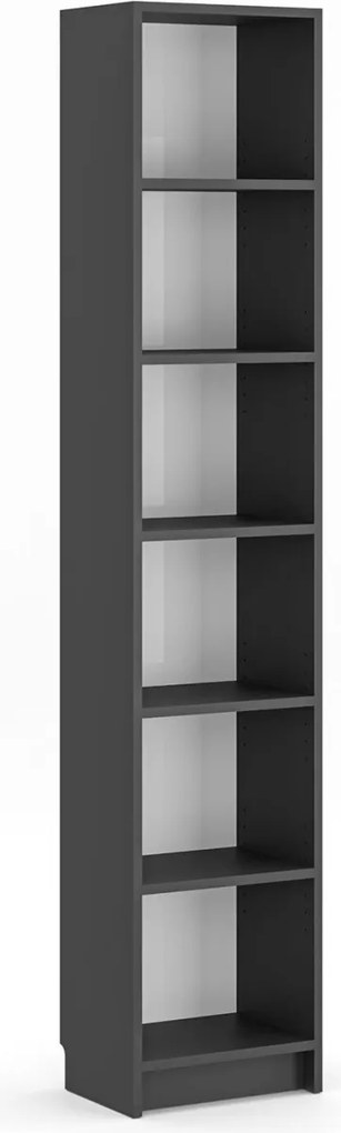 Könyvespolc, antracit, 40 cm – Bili5