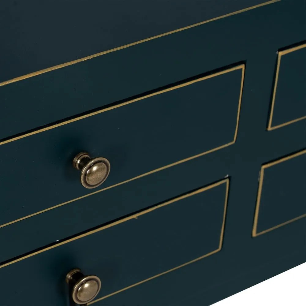 Kék konzolasztal 26x85 cm Diana – Ixia