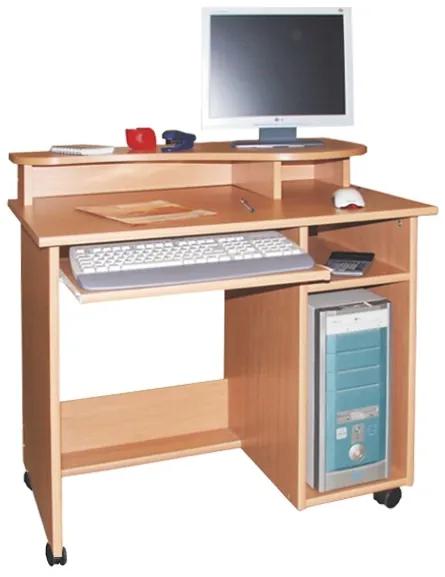 Basic számítógépasztal monitortartóval