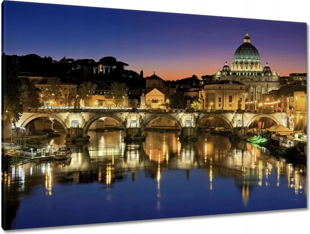 Festmények 120x80 Róma Vatikán panoráma