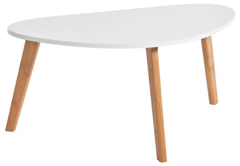Skandinavian fehér dohányzóasztal, hosszúság 84,5 cm - loomi.design