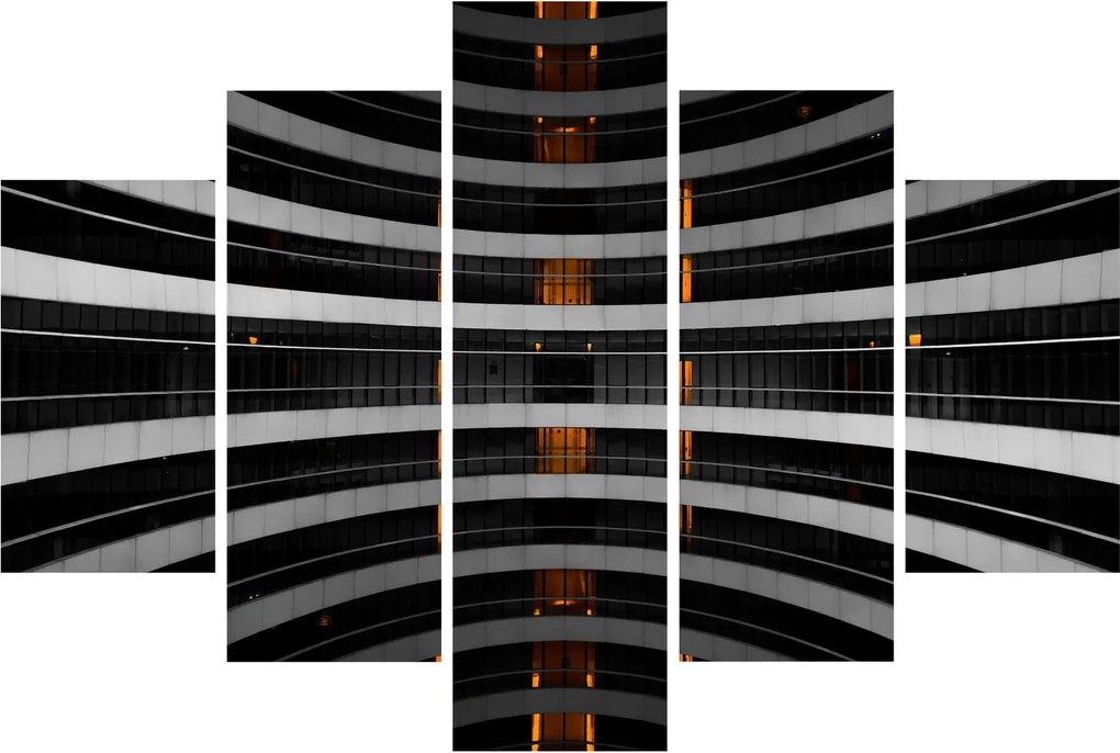 Absztrakt kép - épület (150x105 cm)