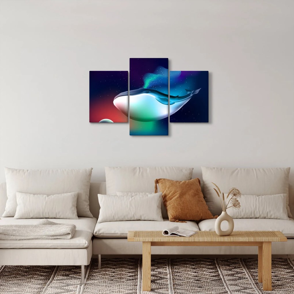 Kép - Űrbálna (90x60 cm)