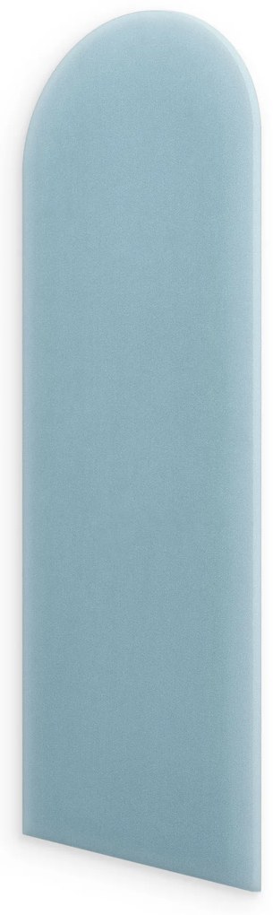 Bársony kárpitozott panel - Íves - 20x80cm Szín: Világoskék
