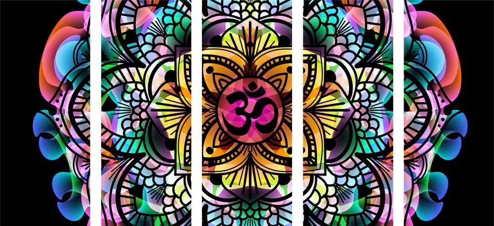 5-részes kép egészség Mandala