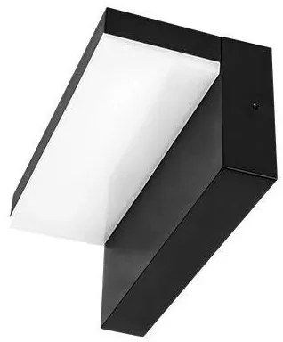 LED kültéri fali lámpatest LED/9W/230V 4000K IP44 fekete