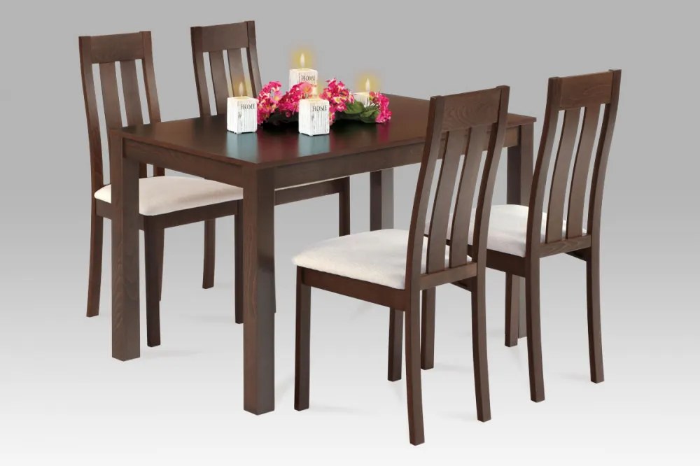 Masă de sufragerie, culoare nuc, 120x75 cm Bt-6957, În stoc