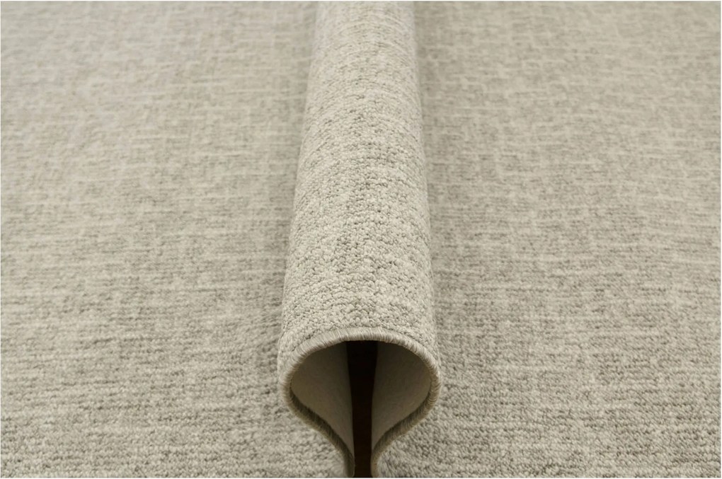 Hurokszőnyeg Világos Szürke Tartós Filc Alto Hálószobába 100x200 cm