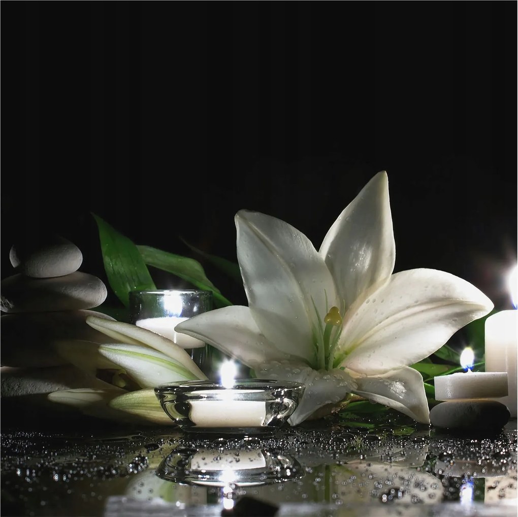 Fotótapéta Falra az előszoba konyhájába Relaxációs jelenet 250x250 Ragasztó