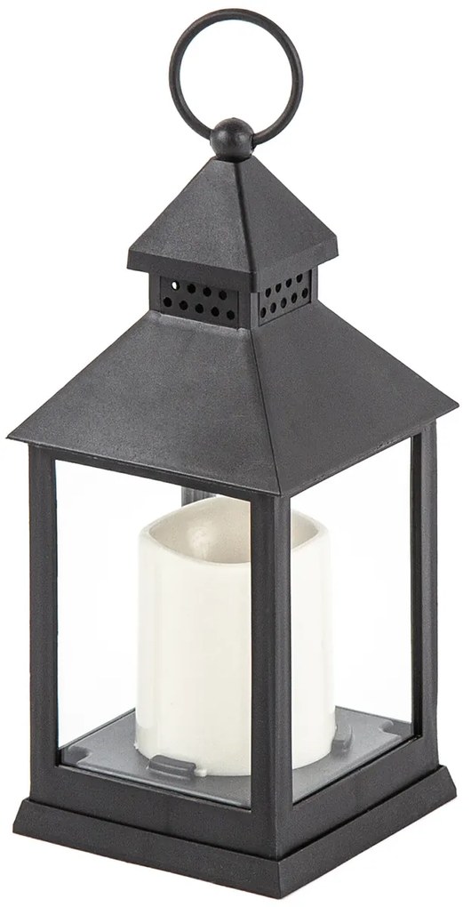 Badalone lámpás LED gyertyával, 23,5 cm