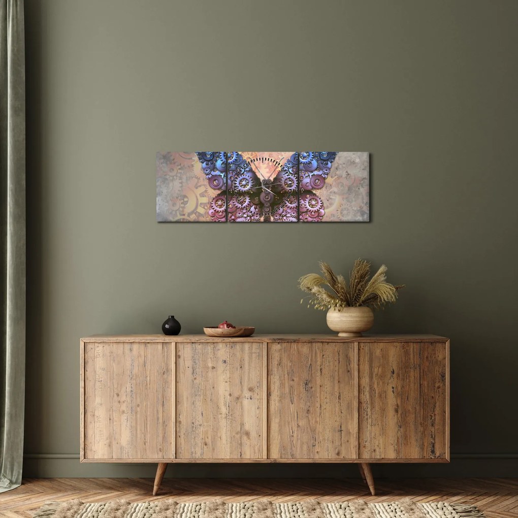 Kép - Steampunk pillangó (órával) (90x30 cm)