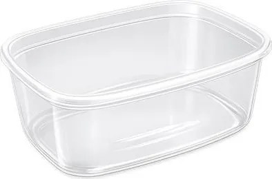 Műanyag tál, tetőzhető, 750 ml, 50 db Svéd (KHMU331)