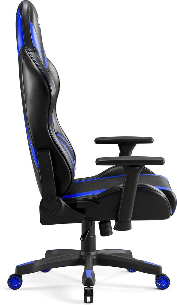 Gamer szék műbőr Normal Size, fekete-kék: Diablo X-Horn 2.0