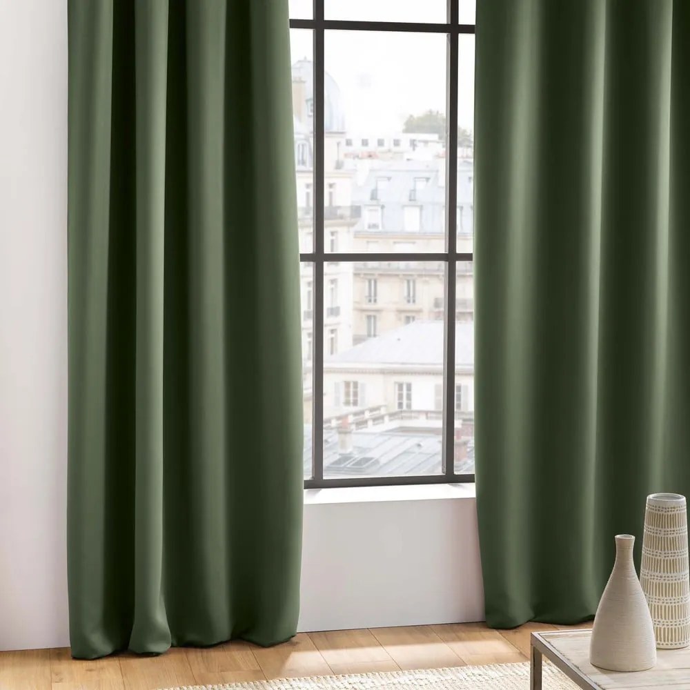 Khaki sötétítő függöny 135x240 cm Occult – douceur d'intérieur