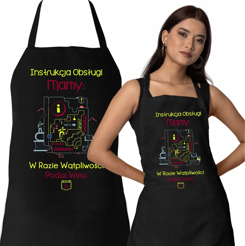 Kötény Anyák napjára Ajándék Anyák napi használati útmutató