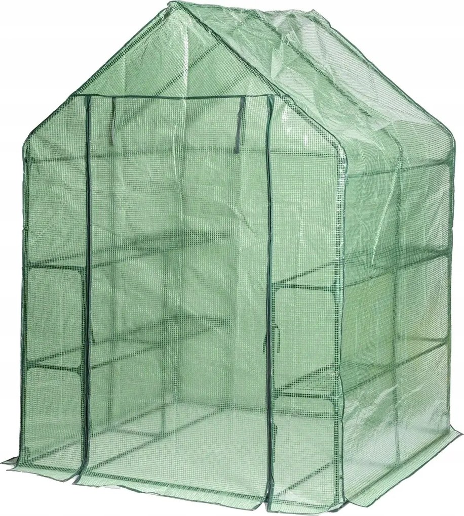 Kerti Üvegház 143*143*195CM Pe