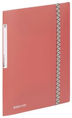 Gumis mappa, 15 mm, PP, A4, VIQUEL Business Class, korall (IV099824)