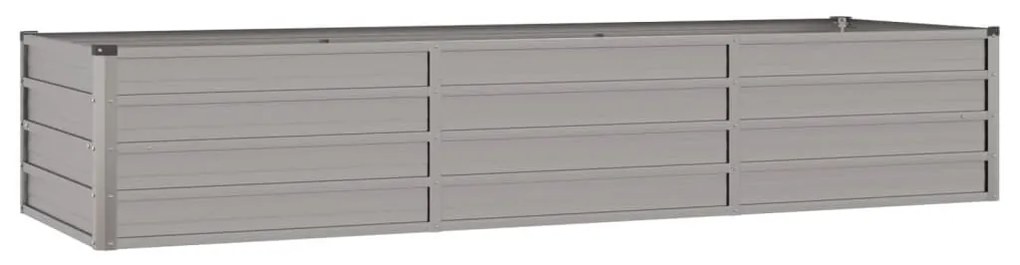 Rozsda színű corten acél kerti magaságyás 240 x 80 x 45 cm