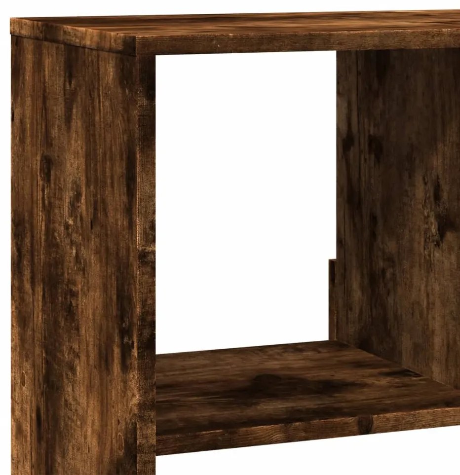 füstös tölgy színű szerelt fa könyvespolc 100 x 33 x 156,5 cm