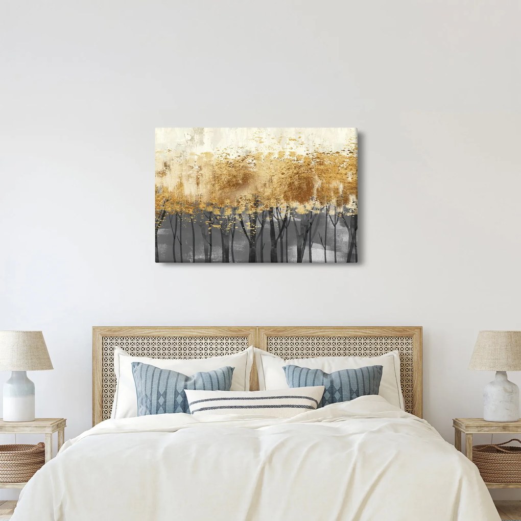 Kép - Arany fák (90x60 cm)