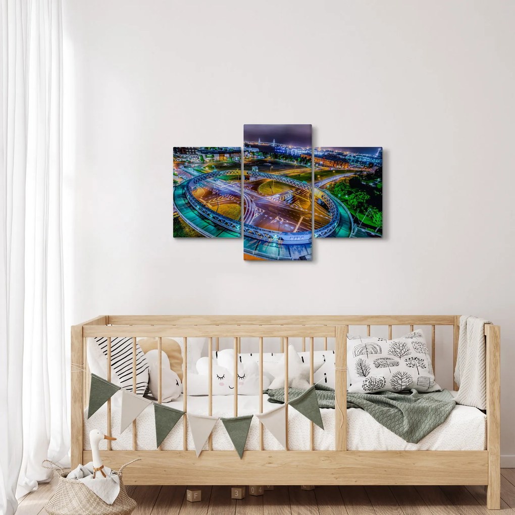 Kép - éjszakai panoráma (90x60 cm)