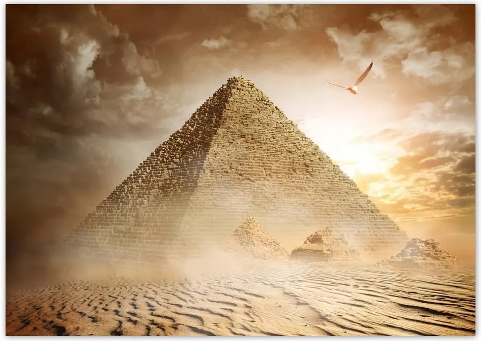 Poszterek A0 Szint Egyiptomi piramis k. Gíza
