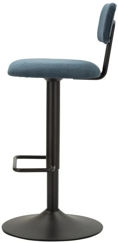 Bárszék liftes világos navy 41x47,5x85-106,5(ülés 61-83) készlet 2db