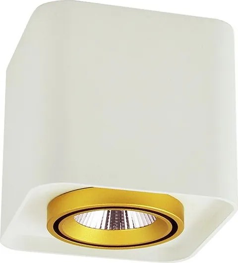 POLUX 312013 XENO Kocka Mennyezeti Lámpa Fehér, Arany LED IP20