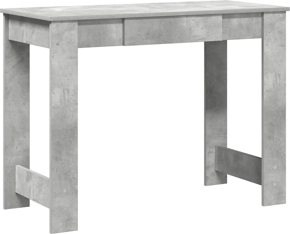 vidaXL betonszürke forgácslap íróasztal 100x45x75 cm
