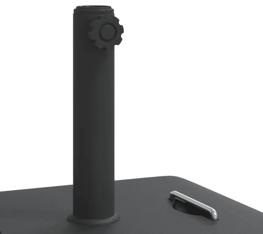 fogantyús négyszögű napernyőtalp rúdhoz Ø38 / 48 mm 27 kg