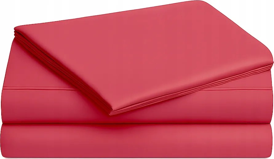 Lepedő 160x210 hagyományos, gumis, málna Lengyel