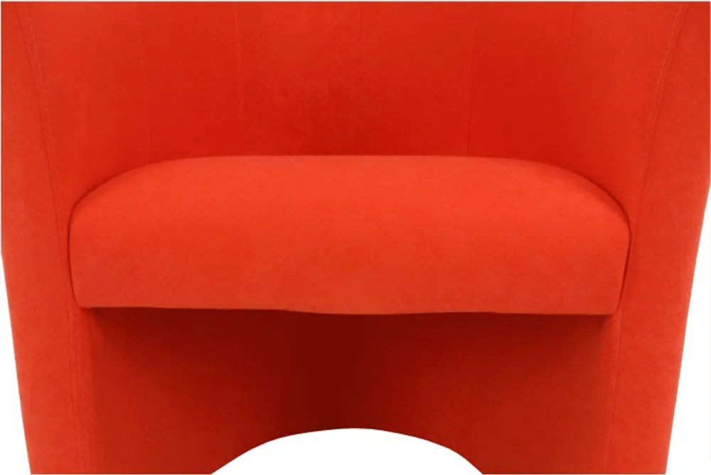 Klub fotel, narancssárga, CUBA