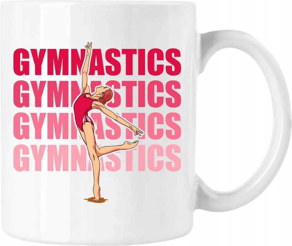 Gimnasztikai bögre Rajongóknak Fehér 330ml