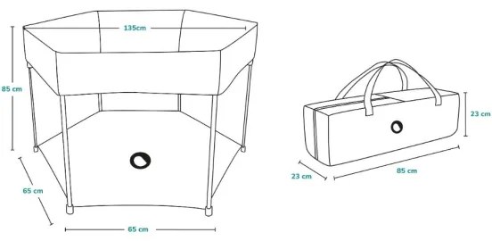 Lionelo - Járóka ROEL sötét kék
