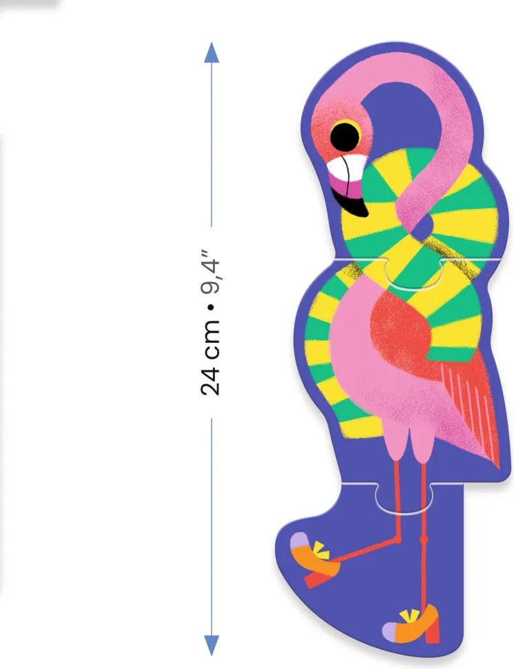 Trió puzzle - Dzsungel hangjai, 24 db-os - Jungle melody