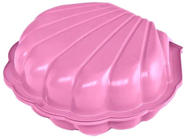 Homokozó medence Ibiza fedéllel 102 cm rózsaszín