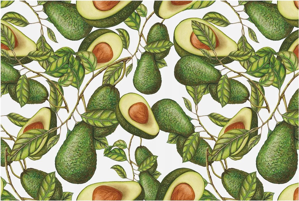 Fotótapéta Flizelin tapéta Hálószoba és Nappali Avokádó minta 104x70